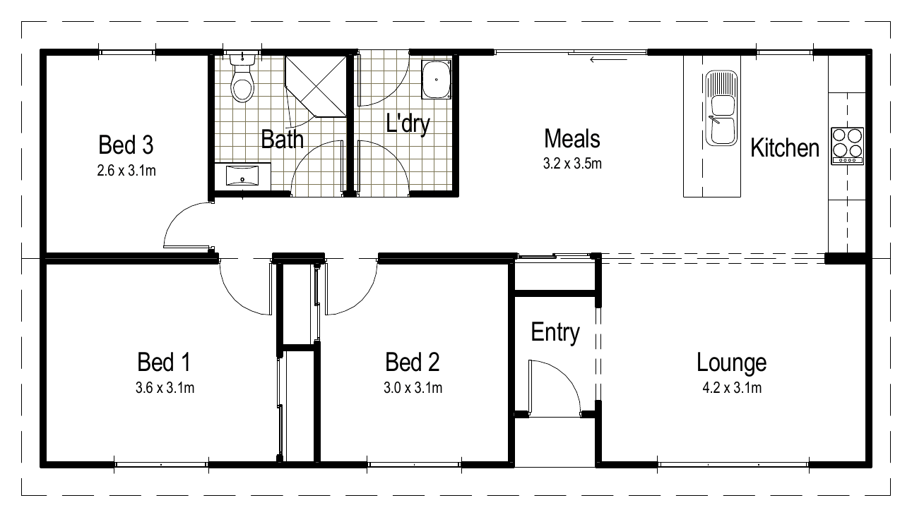 Family 120 indicative floor plan
